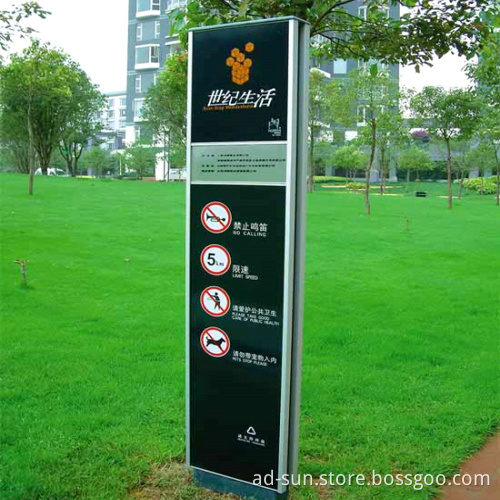 China Real Estate Sign Post Manufacturer